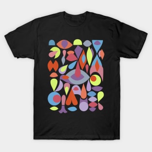 Amalgam - Abstract Motif T-Shirt
